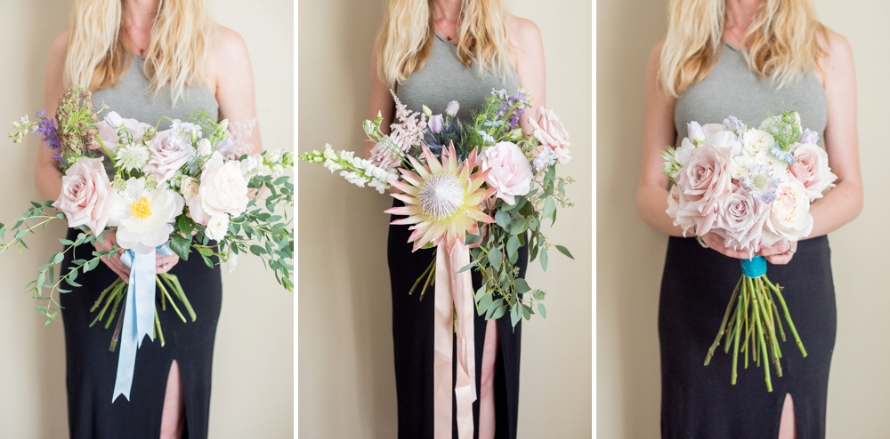 diy wedding bouquts three ways