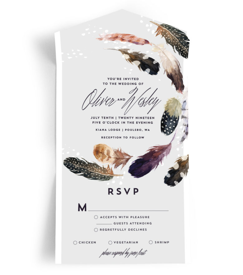 Feather Flurry by AK Graphics for Minted